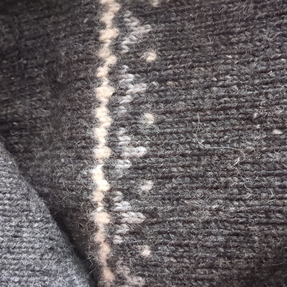 Wool jacket fleece lined with horses 6 - Picture 4 of 5